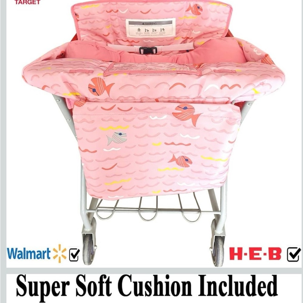 Pink Baby Shopping Cart Cover Cushion - Brand:
